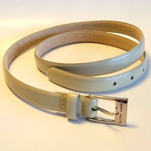 Belt, Perry Ellis Women's X-Large Cream Tone Leather